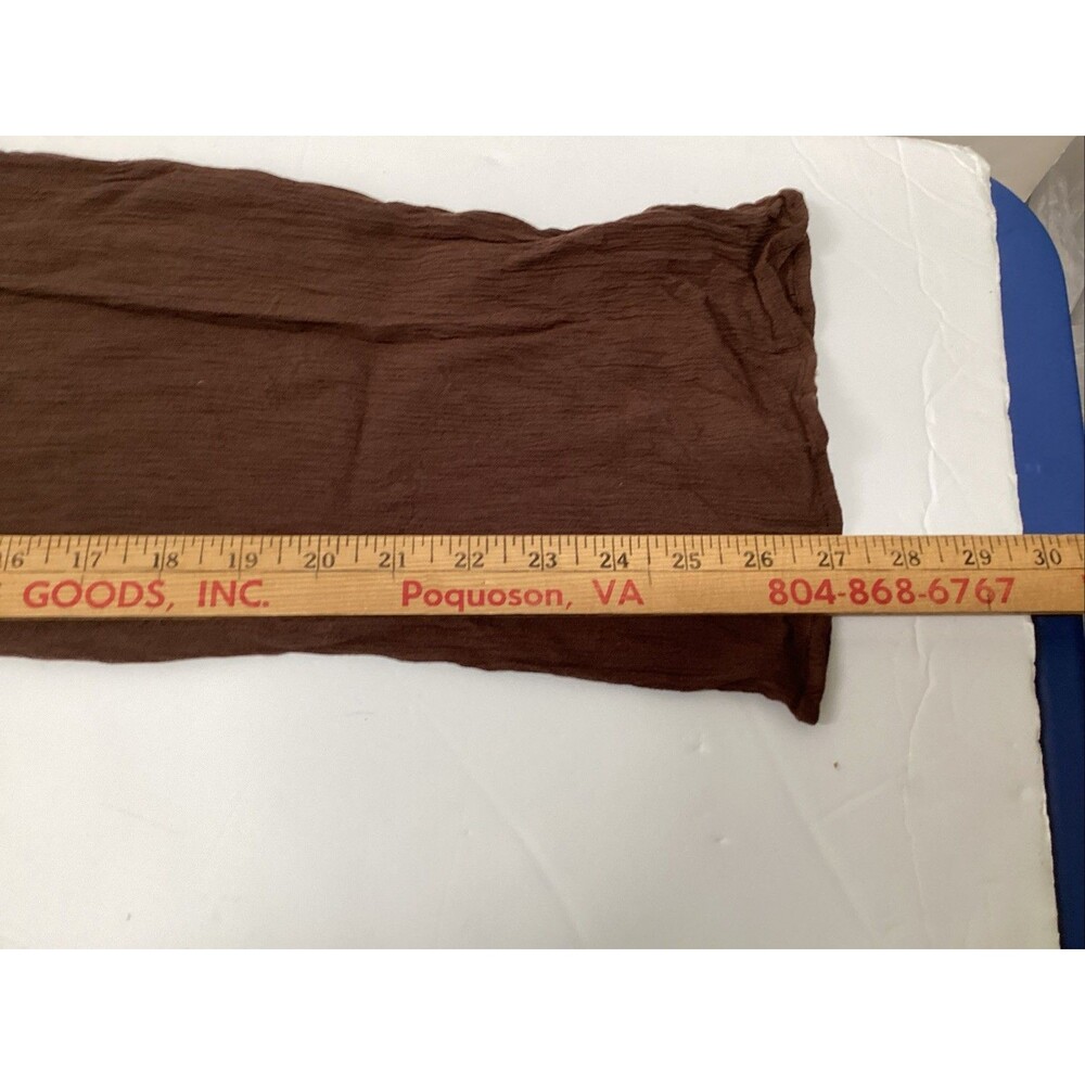 Francesca’s audrey parks jumpsuit sz S brown pockets adjustable straps - Picture 7 of 14
